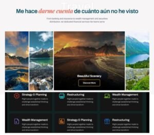 Ejemplos de secciones creativas en diseño web - Digital Info Whiz
